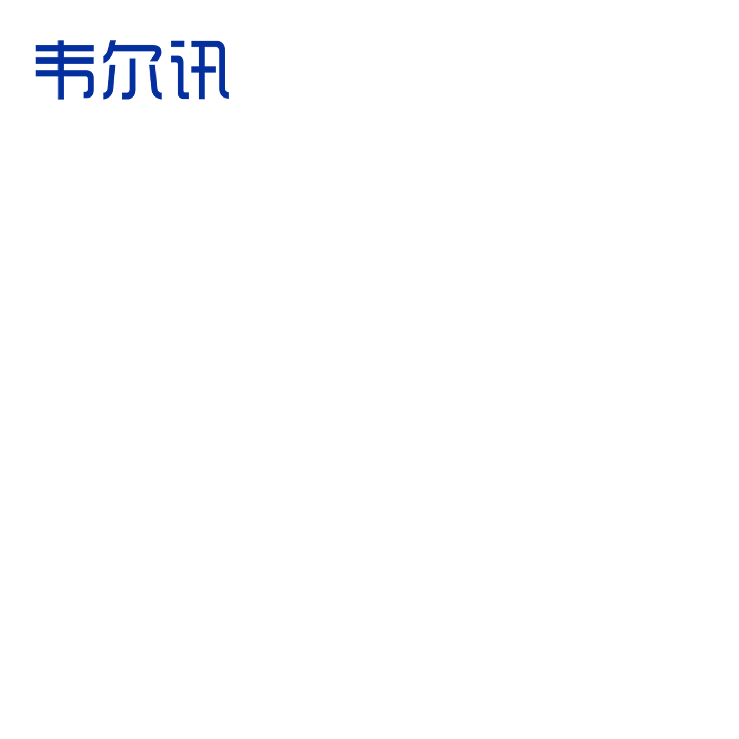 韦尔讯中文品牌标志